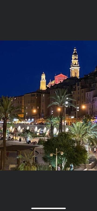 Menton Centre Vue Imprenable Sur Mer Et Jardin Bioves Buitenkant foto