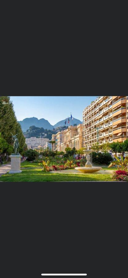 Menton Centre Vue Imprenable Sur Mer Et Jardin Bioves Buitenkant foto