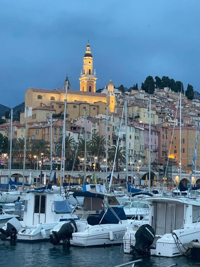 Menton Centre Vue Imprenable Sur Mer Et Jardin Bioves Buitenkant foto