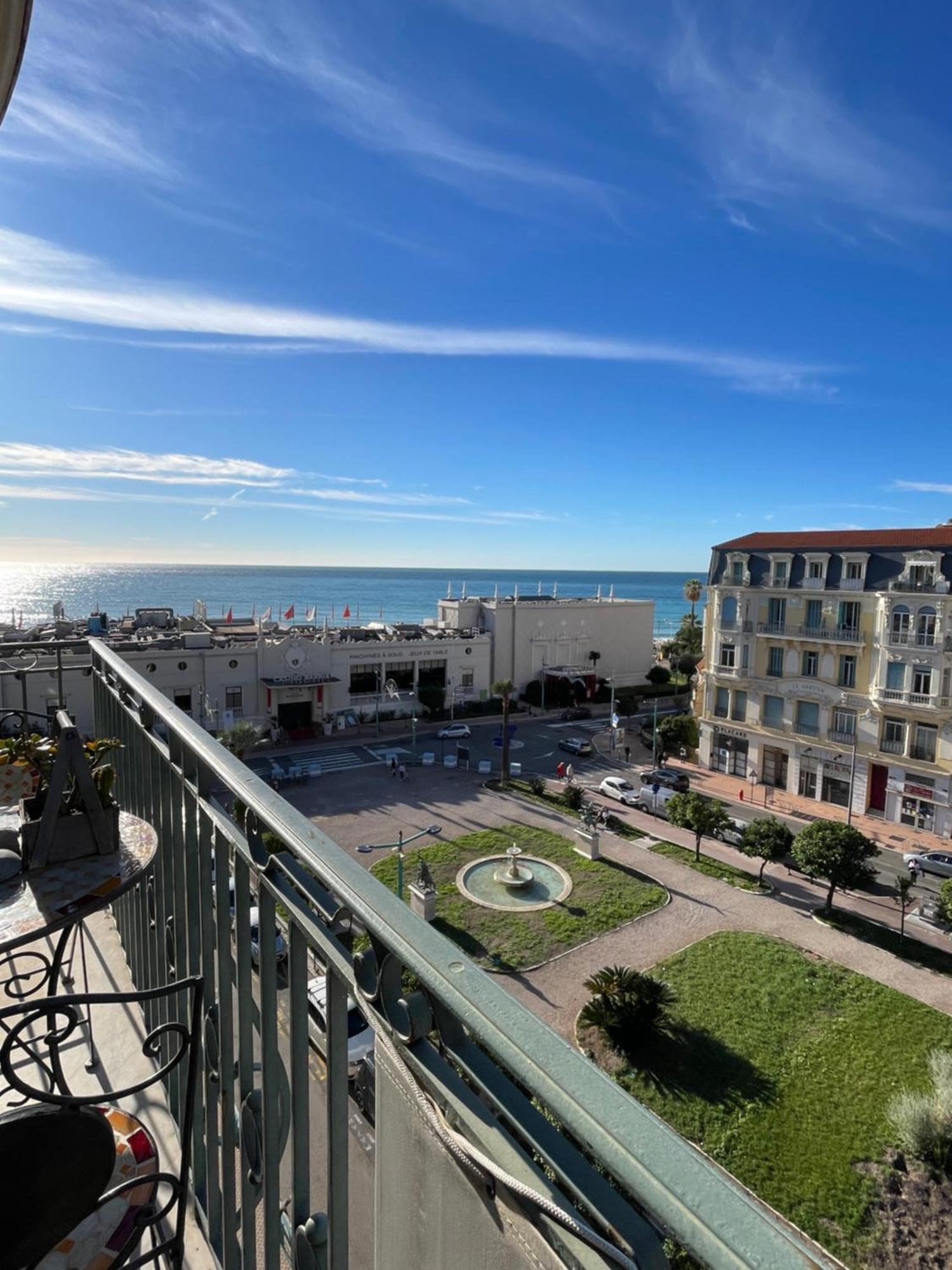 Menton Centre Vue Imprenable Sur Mer Et Jardin Bioves Buitenkant foto