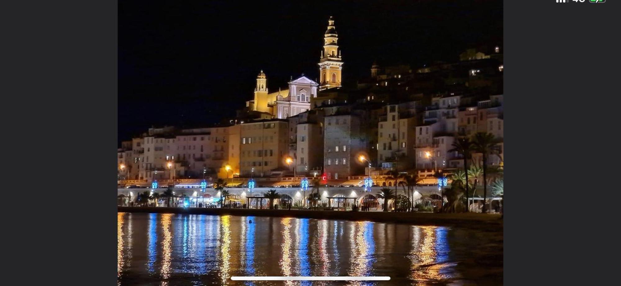 Menton Centre Vue Imprenable Sur Mer Et Jardin Bioves Buitenkant foto
