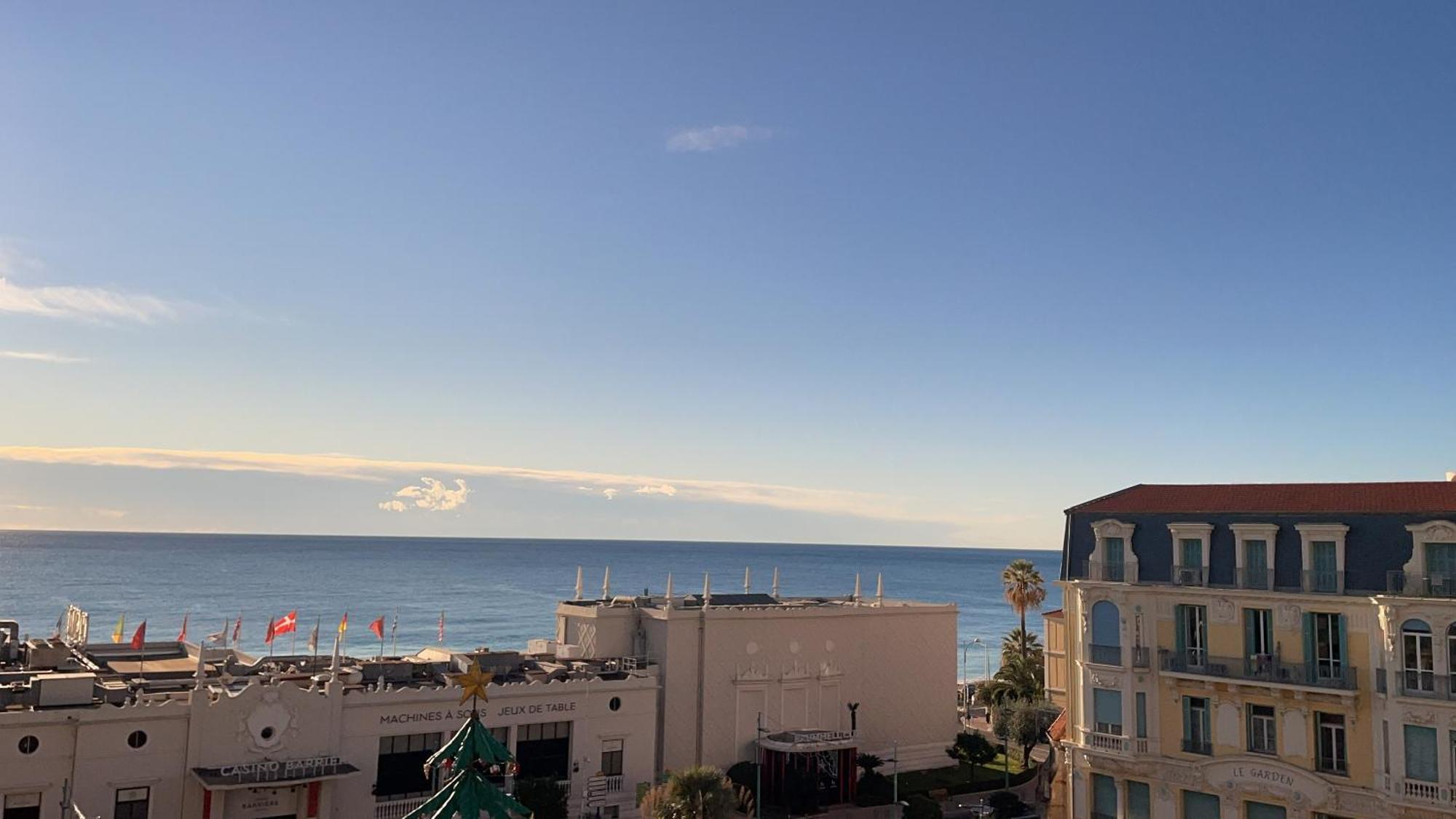 Menton Centre Vue Imprenable Sur Mer Et Jardin Bioves Buitenkant foto