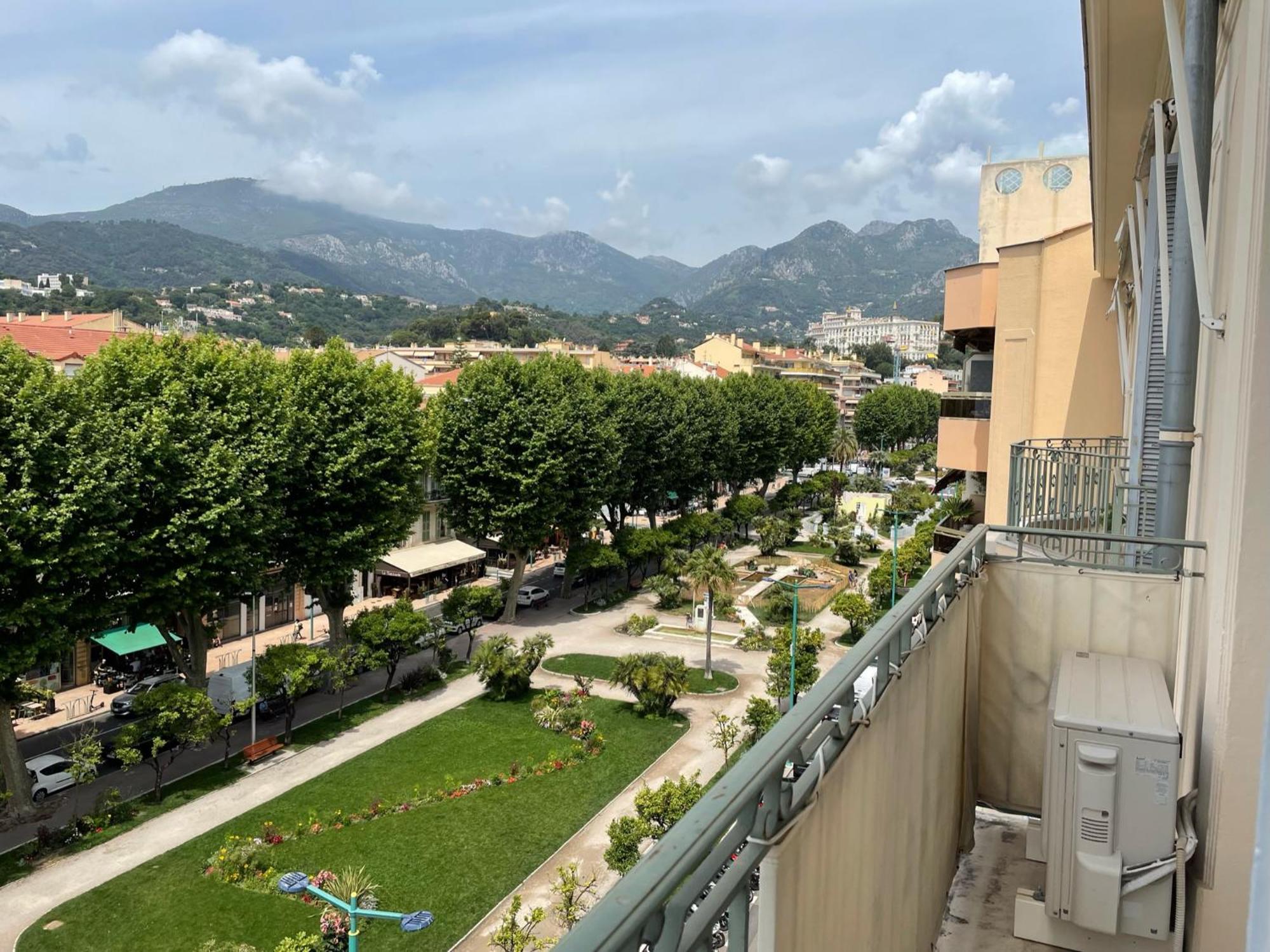 Menton Centre Vue Imprenable Sur Mer Et Jardin Bioves Buitenkant foto