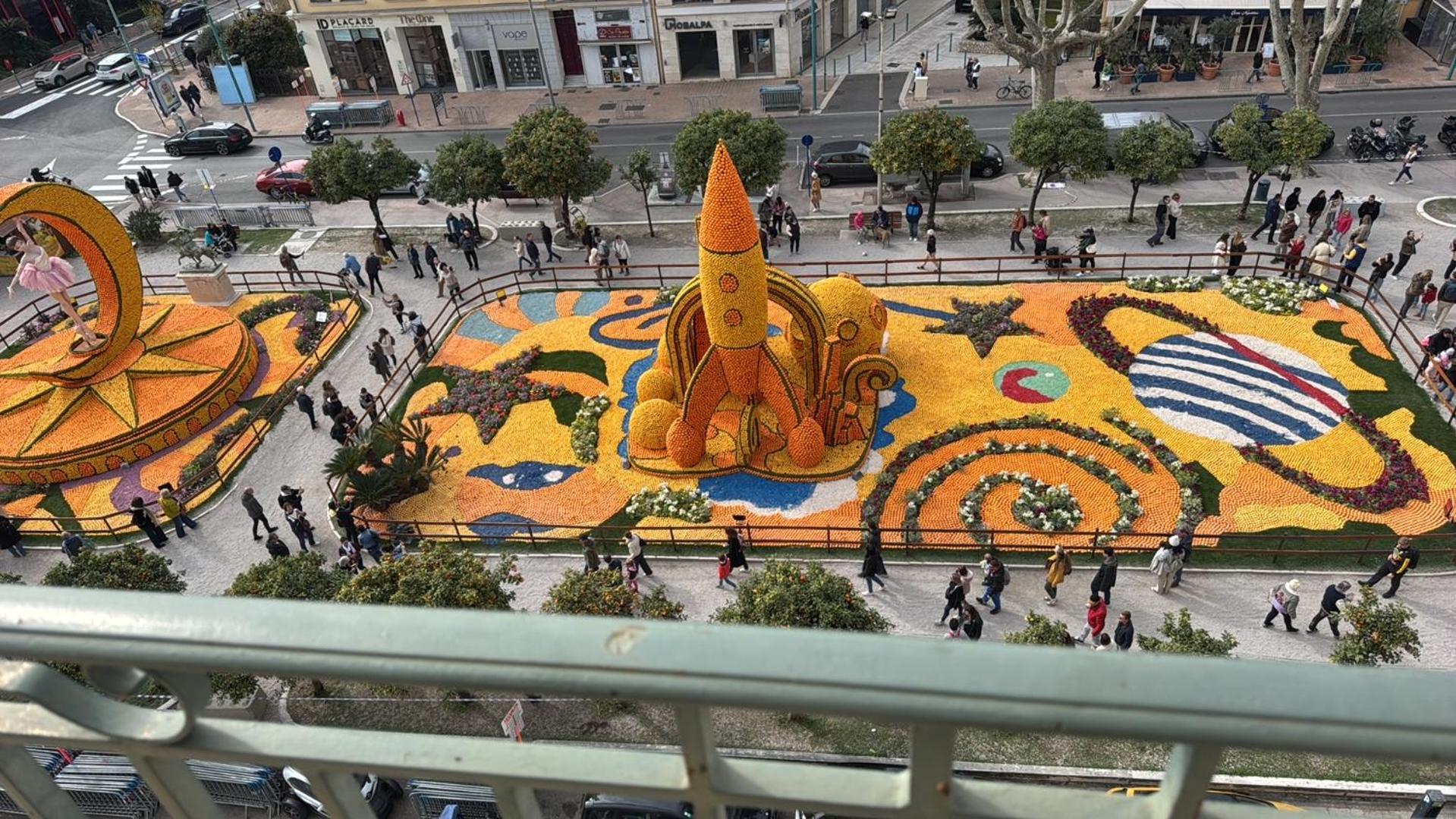 Menton Centre Vue Imprenable Sur Mer Et Jardin Bioves Buitenkant foto